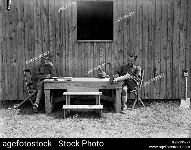 Fort Myer Officers Training Camp, 1917. Creator: Harris & Ewing
