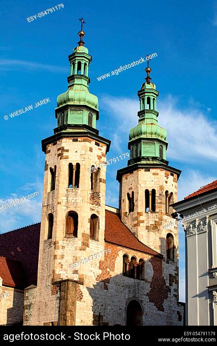Cracow, Poland. Romanesque church of St Andrew, built between 1079 - 1098