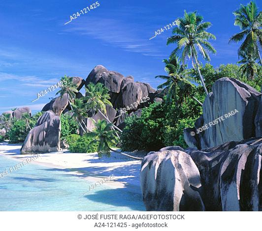 Anse Source d'Argent. La Digue island. Seychelles