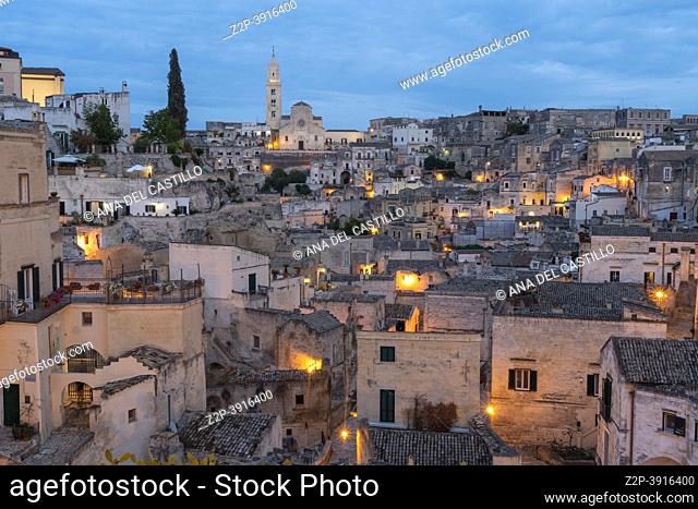 Matera is a city on a rocky outcrop in the region of Basilicata, in southern Italy. It includes the Sassi area, a complex of cave dwellings carved into the...