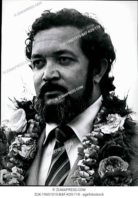 Oct. 10, 1960 - James Mancham: Seychelles: President of Seychelles Mr. James Mancham became President June 1976. (Credit Image: © Keystone Press Agency/Keystone...