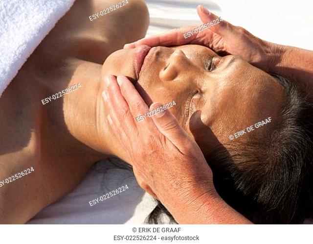 Japanese facial massage