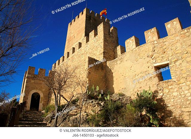 Castle, Banyeres de Mariola, Alicante province, Comunidad Valenciana, Spain