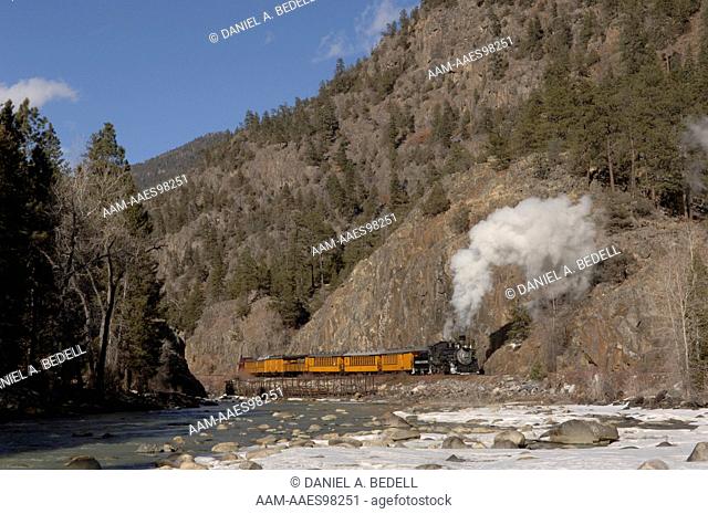 Durango and Silverton narrow gauge railroad, Colorado