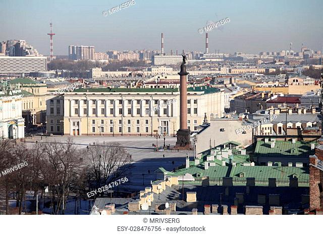 Panorama of St. Petersburg airview