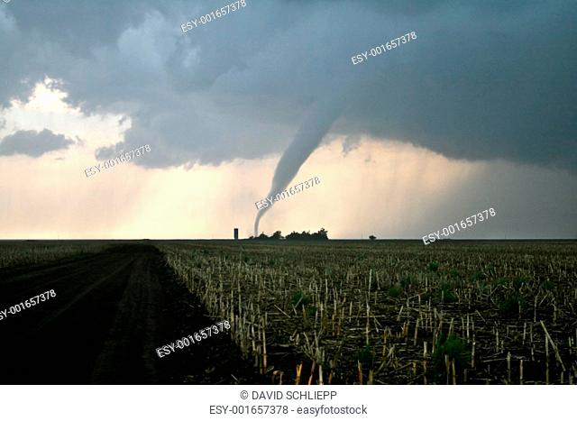 Tornado Threatens Farm