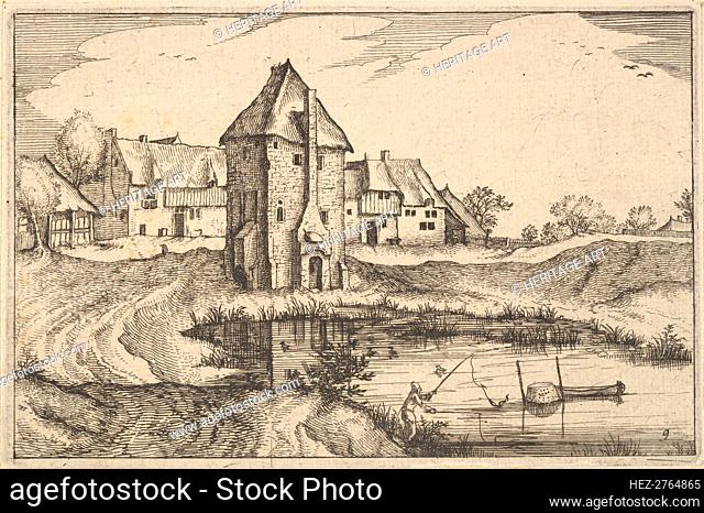 The Pond, plate 9 from Regiunculae et Villae Aliquot Ducatus Brabantiae, ca. 1610. Creator: Claes Jansz Visscher