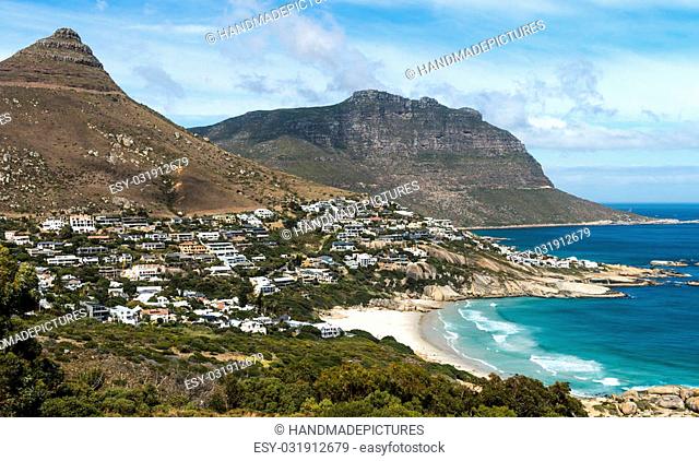 Beautiful shot of Camps Bay (Cape Town) in South Africa