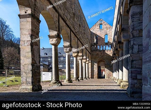 The Paulinzella monastery in Thuringia is a former Benedictine abbey and is one of the most important Romanesque buildings in Germany