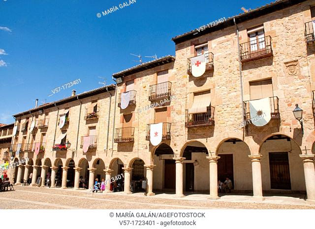 Main Square. Sigüenza, Guadalajara province, Castilla La Mancha, Spain