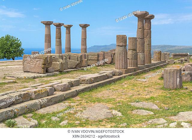 Doric temple of Athena (530 BC), Assos, Canakkale Province, Turkey
