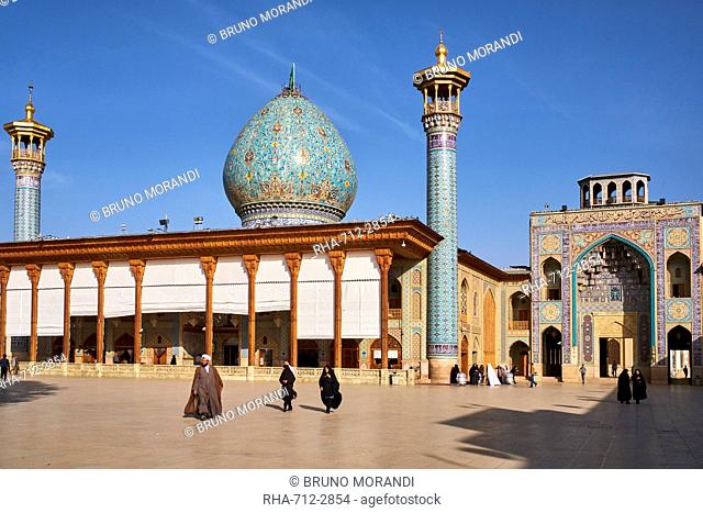 Shah Cheragh Mausoleum, Shiraz, Fars Province, Iran, Middle East
