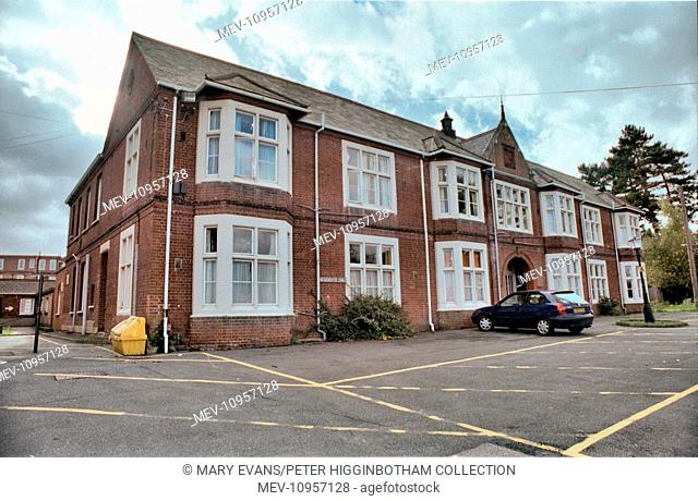 Former Chelmsford Workhouse admin block, seen from the northeast, part of the Chelmsford Union Workhouse, Essex. The original buildings date from 1837 but were...