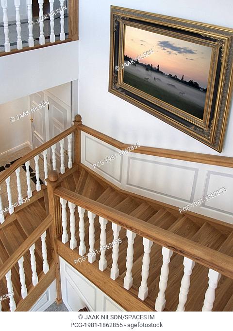 Stairwell in Upscale Home