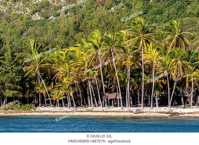 France, Guadeloupe (French West Indies), La Desirade, Fanfan beach