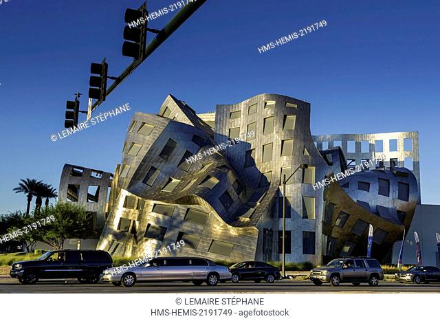 United States, Nevada, Las Vegas, Cleveland Clinic Lou Ruvo Center for Brain Health by architect Frank Gehry