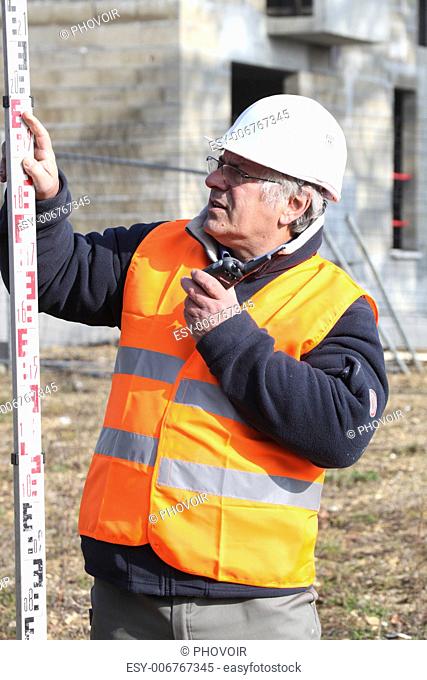 Experienced construction site surveyor