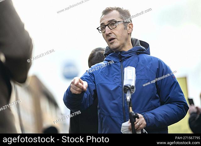 The Federal Minister of Food and Agriculture, Cem Oezdemir, during a demonstration by the Working Group on Farming Agriculture (AbL) in Berlin on January 20th