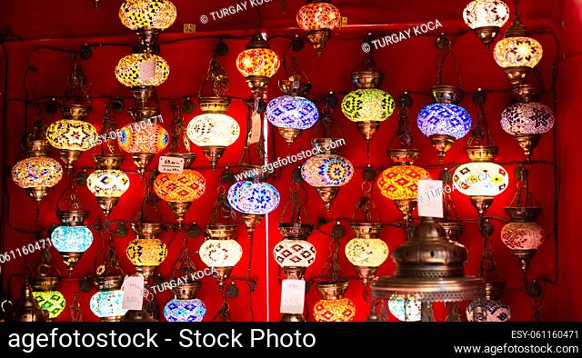 Mosaic colorful Ottoman lamps Lanterns