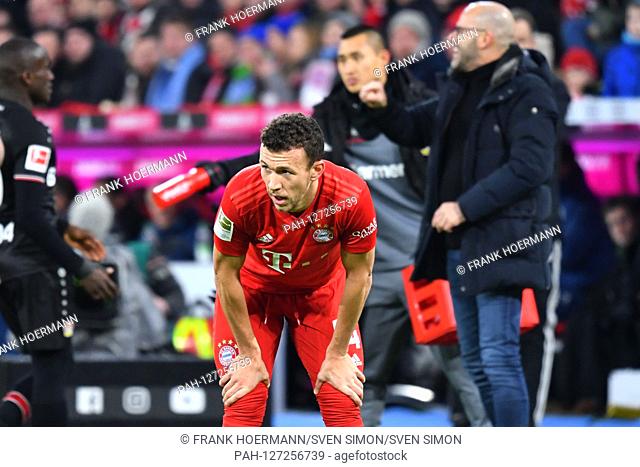 Ivan PERISIC (Bayern Munich), exhausted, action. Soccer 1. Bundesliga, 13.matchday, matchday13, Bayern München M) - Bayer 04 Leverkusen (LEV) 1-2