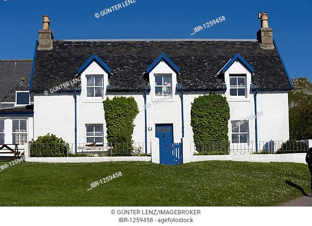House on Iona, Inner Hebrides, Scotland, United Kingdom, Europe