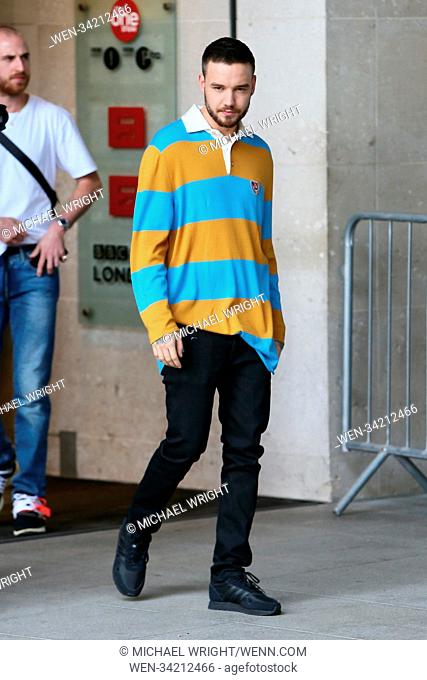 Liam Payne seen leaving Radio 1 after performing on Live Lounge Featuring: Liam Payne Where: London, United Kingdom When: 10 May 2018 Credit: Michael...