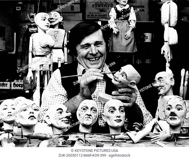 Jan 12, 2005; Munich, GERMANY; (File Photo. Date Unknown) Made of special wood are the puppets of OTTO BILLE: of lime-wood! The 47-year old puppet-player from...