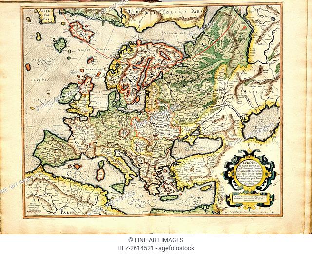 Atlas sive Cosmographicae Meditationes de Fabrica Mundi et Fabricati Fugura (Europe: Livonia, Russia Artist: Mercator, Gerardus (1512-1594)