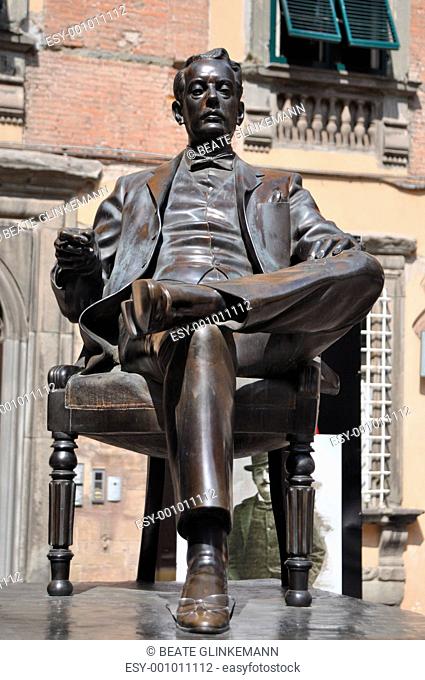 Giacomo Puccini Denkmal Lucca