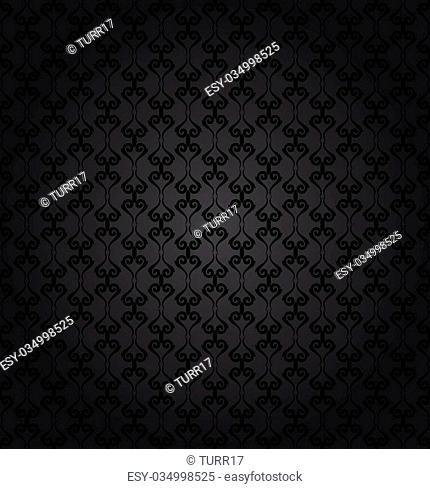 Geometric ornament. Seamless vector background. Abstract texture for wallpapers. Repeating black geometric elements