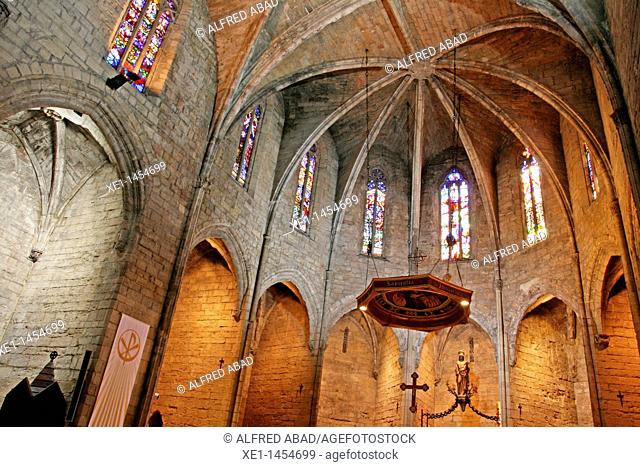 Church of Santa Maria, Gothic, Santa Coloma de Queralt, Catalonia, Spain