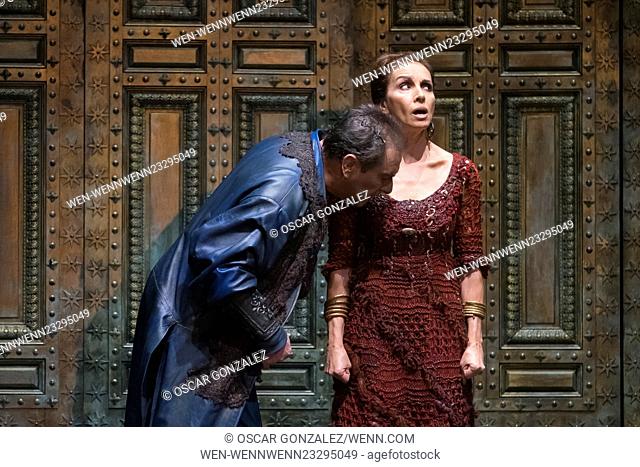 Actress Ana Belen gives life to a sorceress in the play 'Medea' at the Teatro de La Abadía theatre in Madrid Featuring: Ana Belen Where: Madrid