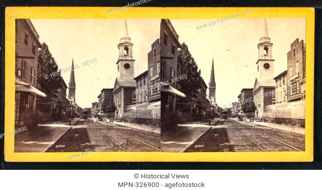Westminster St., Providence, R.I. Robert N. Dennis collection of stereoscopic views United States States Rhode Island. Stereoscopic views of Providence