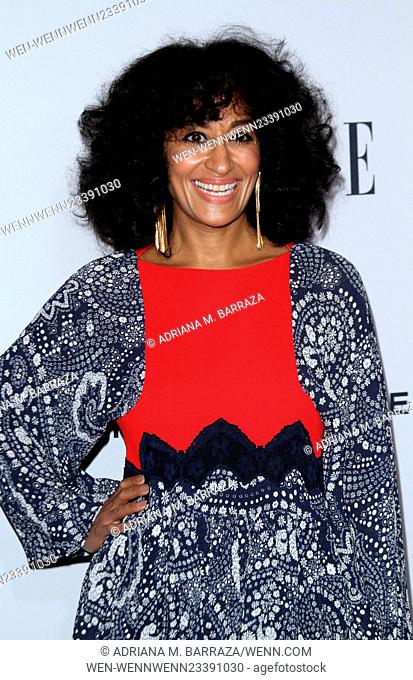 ELLE’s Women In Television Celebration presented by Hearts on Fire Diamonds and Olay held at the Sunset Tower Hotel Featuring: Tracee Ellis Ross Where: Los...