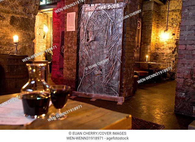 PICTURE SHOWS: The venue features the infamous door that Hodor held back ... Fancy sharing a horn of ale with The Hound or sipping a cocktail with Daenerys?...