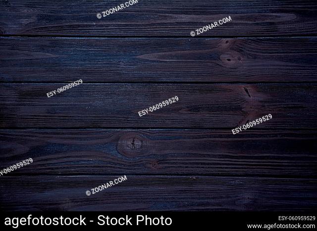 Dark blue vintage wooden old planks background
