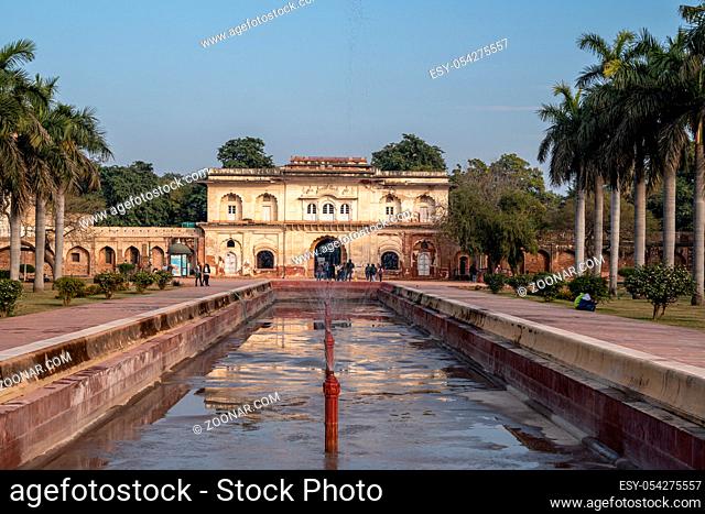 main entrance to safdarjung tomb complex in new delhi, india