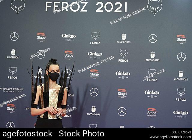 Milena Smit attends Feroz Awards 2021 - Red Carpet at VP Plaza Espana Design Hotel on March 2, 2021 in Madrid, Spain