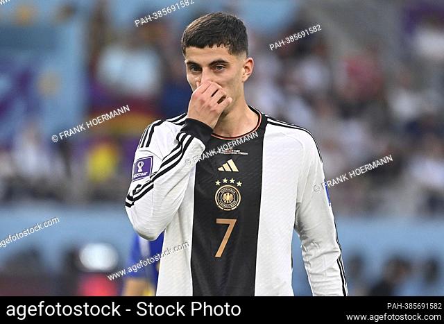Kai HAVERTZ (GER), disappointment, frustrated, disappointed, frustrated, dejected, action, single image, cut single motif, half figure, half figure