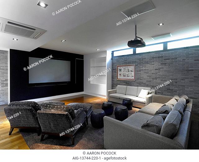 Entertainment suite in Private Residence, Singapore