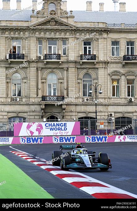 #44 Lewis Hamilton (GBR, Mercedes-AMG Petronas F1 Team), F1 Grand Prix of Azerbaijan at Baku City Circuit on June 10, 2022 in Baku, Azerbaijan