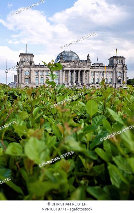The Reichstag seat of the German Bundestag, Platz der Republik, Berlin, Germany, Europe
