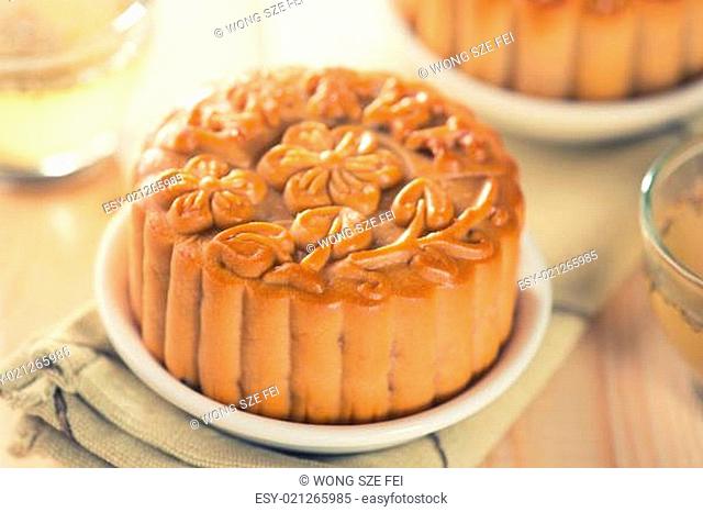 Chinese festival food mooncake