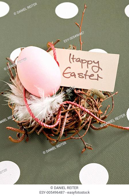 Nest With Easter Egg