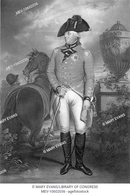 His most gracious majesty King George the Third. Print showing George III, full-length portrait, standing, facing left. Date c1804 Decr. 1