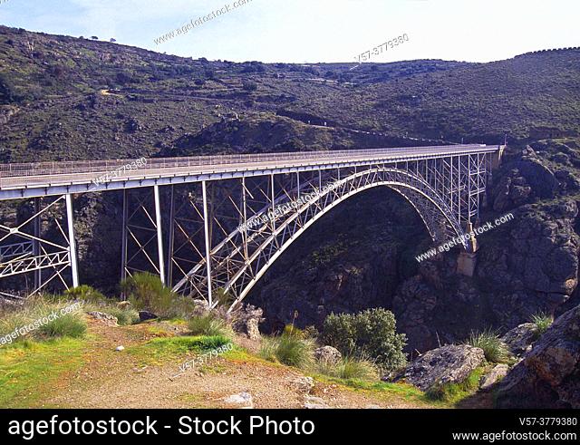 Requejo bridge. Arribes del Duero Nature Reserve, Zamora province, Castilla Leon, Spain