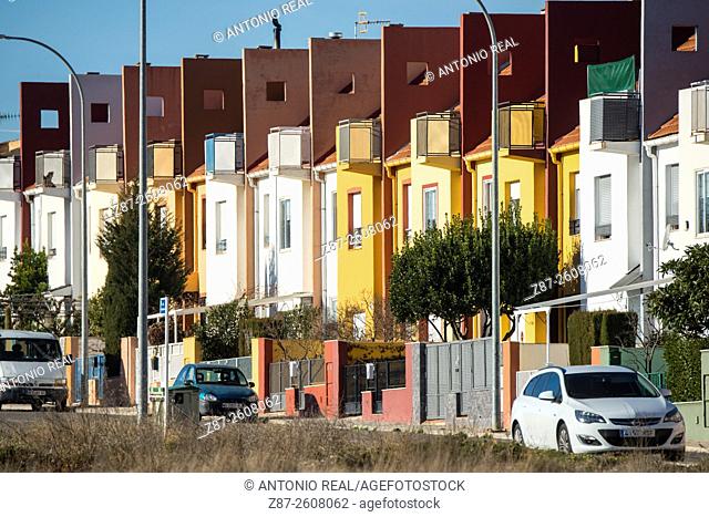 Housing, Almansa, Albacete province, Castilla-La Mancha, Spain