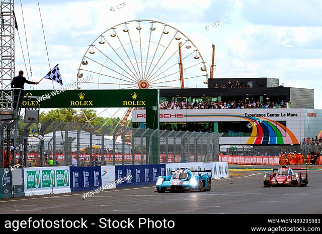 # 709, Le Mans, France, Saturday 10th of JUNE 2023: Franck Mailleux, Nathaniel Berton, Esteban Gutierrez , Team Glickenhaus racing, Glickenhaus 007 car