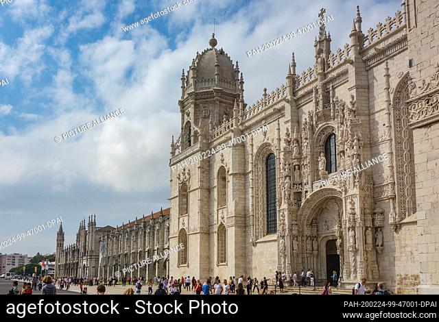 12 October 2019, Portugal, Lissabon: Mosteiro dos Jerónimos. The Mosteiro dos Jerónimos has been a UNESCO World Heritage Site since 1983