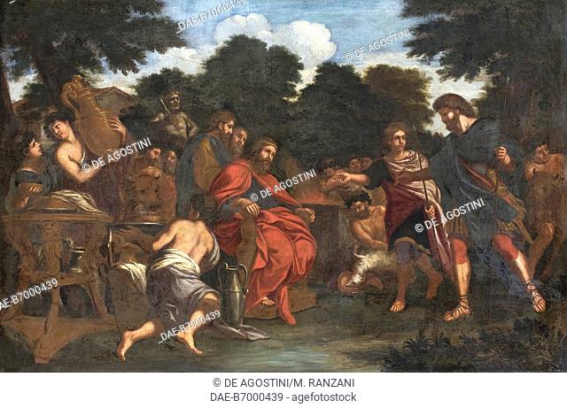 The Lost Son, 17th century, artist unknown, Emilian school, Sala Stendhal (Stendhal Hall), first floor, Palazzo Spinola, Milan, Lombardy, Italy